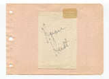 Horace Heidt Signed Album Page Cut Autographed Musician Pianist