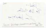 Lauren Weedman Signed Index 3x5 Card Autographed Signature Actress Comedian
