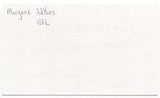 Margene Askins Signed 3x5 Index Card Autograph Signature NFL Ottawa Rough Riders
