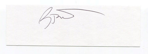Bjarni Tryggvason Signed Cut Index Card Autographed NASA Astronaut Space
