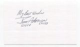 James "Jim" Adamson Signed 3x5 Index Card Autograph Signature NASA STS-28 STS-43