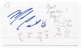 Mark Camilleri Signed 3x5 Index Card Autographed Dee Snider Band Pianist