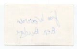 Jim Warren Signed 3x5 Index Card Autographed Actor Snatch The Gentleman