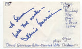 David Garrison Signed 3x5 Index Card Autographed Signature Married With Children