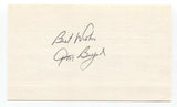 Don Buford Signed 3x5 Index Card Baseball Autographed Signature 