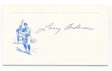 Larry Anderson Signed Card Autograph MLB Baseball Roger Harris Collection