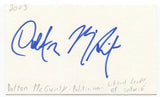 Dalton McGuinty Signed 3x5 Index Card Autographed Signature Ontario Premier