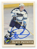 1992 Classic Games Scott Pellerin Signed Card Hockey NHL Autograph AUTO #81