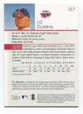 2003 Topps Gallery J.D. Durbin Signed Card Baseball MLB Autograph AUTO #157 RC