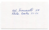 Hal Giancanelli Signed 3 x 5 Index Card Autographed NFL Football Eagles