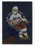 1994 DonRuss Jason Karmanos Signed Card Hockey Autograph AUTO #494 USA 10/22