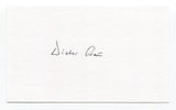 Dieter Grau Signed Index Card Autographed Aerospace Engineer Von Braun WWII