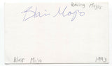 Raving Mojos - Blair Richard Martin Signed 3x5 Index Card Autographed Signature