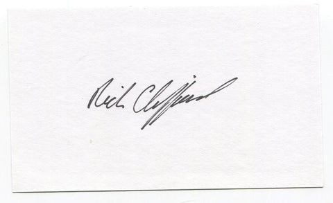 Michael Rich Clifford Signed 3x5 Index Card Autographed NASA Space Astronaut