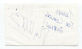 Sandy Jobin Bevans Signed 3x5 Index Card Autographed Signature Comedian Comic