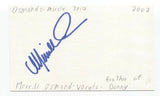 The Osmonds - Merrill Osmond Signed 3x5 Index Card Autographed Signature