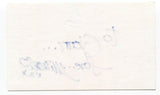 Mitsou Signed 3x5 Index Card Autographed Signature Singer Mitsou Gelinas