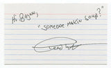 Creed Bratton Signed 3x5 Index Card Autographed Signature Actor The Office