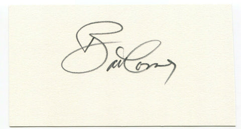 Bart Conner Signed Cut 3x6 Index Card Autographed Signature Olympics Gymnastics