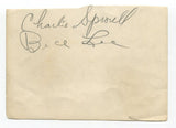 William "Bill" Lee  Signed Cut Index Card Autographed Baseball Boston Red Sox