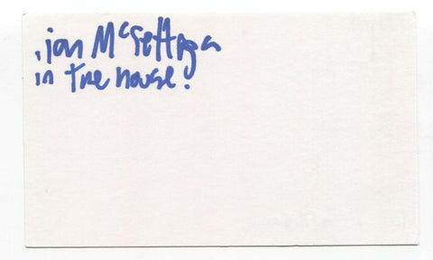 Thrush Hermit - Ian McGettigan Signed 3x5 Index Card Autographed Signature