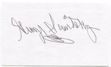 George Savitsky Signed 3x5 Index Card Autographed NFL Football College HOF