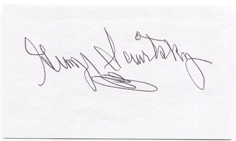 George Savitsky Signed 3x5 Index Card Autographed NFL Football College HOF