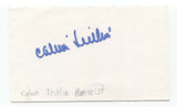 Calvin Trillin Signed 3x5 Index Card Autographed Signature Writer Humorist