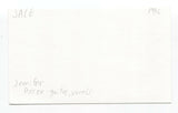 Jennifer Pierce Signed 3x5 Index Card Autographed Signature Musician Band Jale
