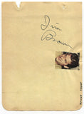 Wynn Murray and James Brown Signed Album Page 1940's Autographed