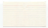 Manteye - Augy G Signed 3x5 Index Card Autographed Signature