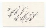 Connie Chung Signed 3x5 Index Card Autographed Actress Signature