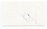 Irwin Barker Signed 3x5 Index Card Autographed Signature Comedian Comic Actor