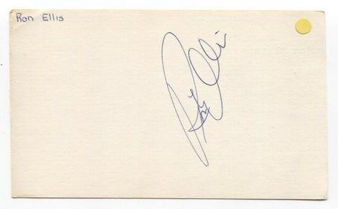 Ron Ellis Signed 3x5 Index Card Autographed Signature NBA Basketball