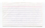 Kevin Remington Signed 3x5 Index Card Autographed Actor Legend of Crystania