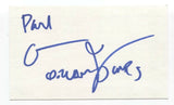 Orlando Jones Signed 3x5 Index Card Autographed Signature Actor Comedian