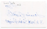 Lonnie Smith Signed 3x5 Index Card Autographed MLB Baseball St Louis Cardinals