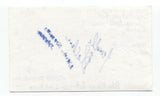 Jewelle Blackman Signed 3x5 Index Card Autographed Signature Actress