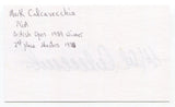 Mark Calcavecchia Signed 3x5 Index Card Autographed Golf PGA '89 British Open