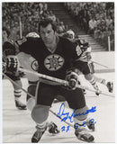 Don Marcotte Signed 8x10 Photo Autographed NHL Hockey Boston Bruins