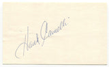 Hank Camelli Signed 3x5 Index Card Autographed baseball 1943 Pittsburgh Pirates