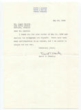 David Taylor Stanley Signed Letter Autographed Signature Businessman