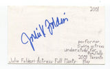 Julie Foldesi Signed 3x5 Index Card Autographed Actress Disney Royals