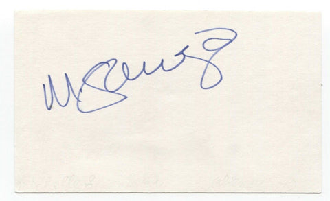 Michele Scarabelli Signed 3x5 Index Card Autographed Signature Star Trek TNG