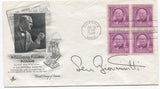 Len Giovannitti Signed FDC First Day Cover Vintage Writer Autographed Signature