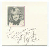 Cathy Rigby Signed Page Card Autographed Signature Actress Figure Skater