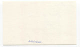 Vintage Flying Tony Roy Signed Wrestling 3x5 Index Card Autographed Signature