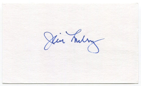 Jim Lonborg Signed 3x5 Index Card Autographed MLB Baseball Boston Red Sox