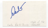 Carlo Carlei Signed 3x5 Index Card Autograph Signature Director Romeo & Juliet