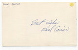 Darel Carrier Signed 3x5 Index Card Autographed Signature NBA Basketball